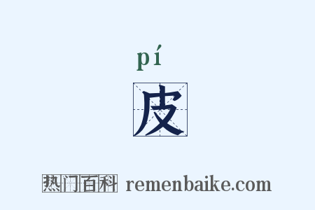 皮是什么意思的图片